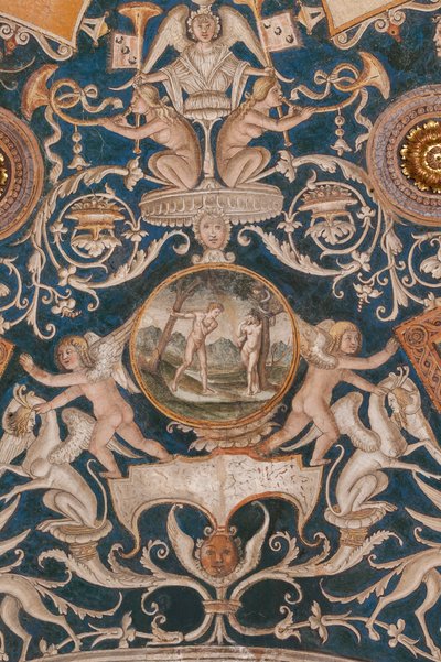 Adam and Eve (detail) by Alessandro Araldi