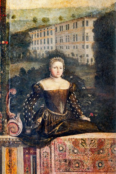 Portrait of a Noblewoman (detail) by Alessandro Bonvicino Moretto