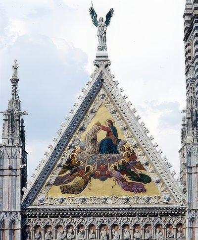 Cathedral of Siena (Cattedrale di Santa Maria Assunta). 1215-1263. (Detail) by Alessandro Franchi