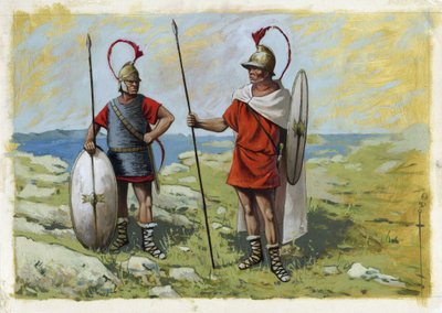 Tureophore Mercenary and Thorakites by Alessandro Lonati