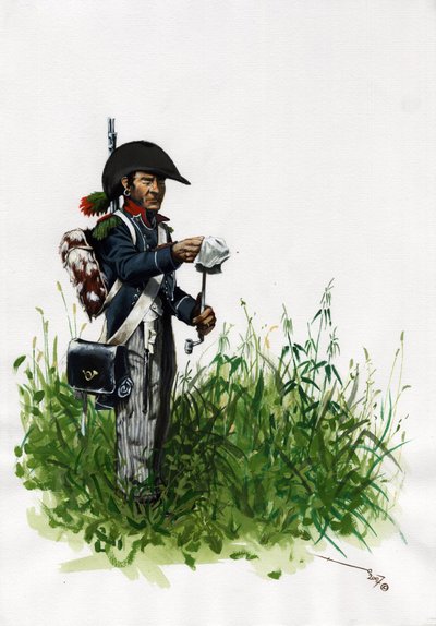 First Empire: soldier infantryman hunter of the great French Napoleonic army by Alessandro Lonati