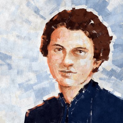 Portrait of Chemist Rosalind Franklin by Alessandro Lonati