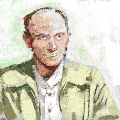 Portrait of Scientist Enrico Fermi, 2023 by Alessandro Lonati
