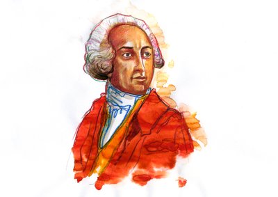 Portrait of Antoine Laurent de Lavoisier, French chemist by Alessandro Lonati