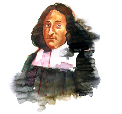 Portrait of Baruch Spinoza by Alessandro Lonati