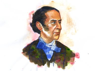 Portrait of Claude-Henri de Rouvroy (Illustration) by Alessandro Lonati