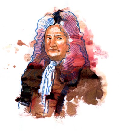 Portrait of Isaac Newton by Alessandro Lonati