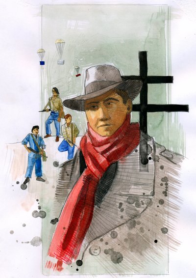 Portrait of Jean Moulin by Alessandro Lonati