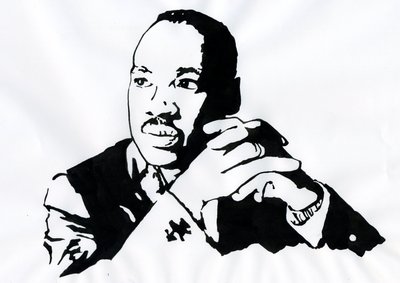 Portrait of Martin Luther King Jr. by Alessandro Lonati