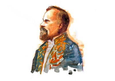 Portrait of Raymond Poincare (circa 1914) by Alessandro Lonati