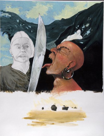 Portrait of a Pirate Challenging His Opponent