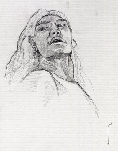 Portrait of a Pirate or Sailor by Alessandro Lonati