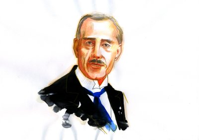 Portrait of Maurice de Broglie (1875-1960), French physicist by Alessandro Lonati