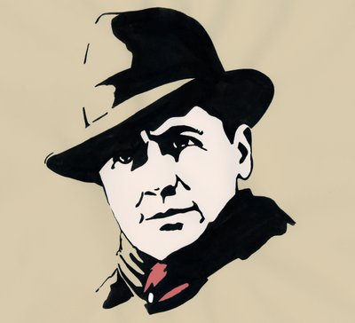 Portrait of the prefect and French resistance member Jean Moulin (1899-1943) by Alessandro Lonati