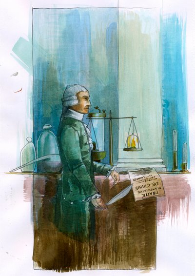 Portrait of Antoine Lavoisier by Alessandro Lonati