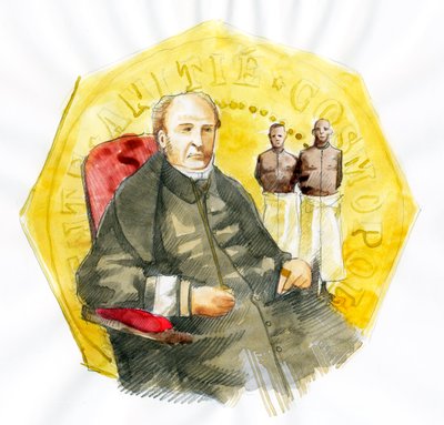 Portrait of Victor Schoelcher, French politician by Alessandro Lonati