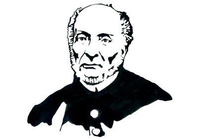 Portrait of French Abolitionist Writer Victor Schoelcher by Alessandro Lonati