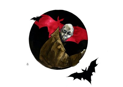 Nosferatu the vampire by Alessandro Lonati