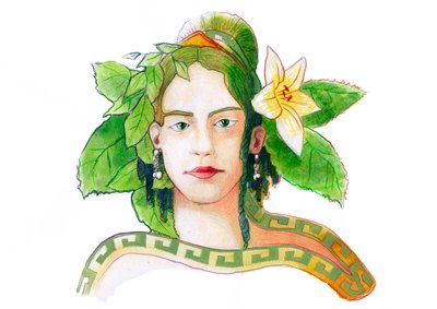 Representation of the Goddess Gaia by Alessandro Lonati