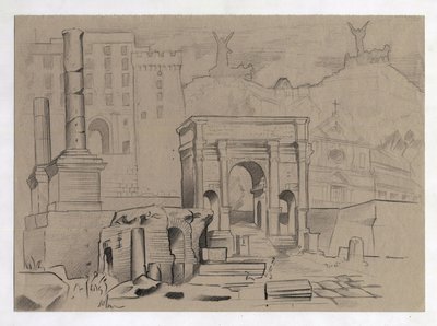 Ruins of the Roman era in Rome, Forum by Alessandro Lonati