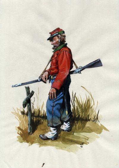 Second Empire: Italian unification, volunteer of the Garibaldian army known as 