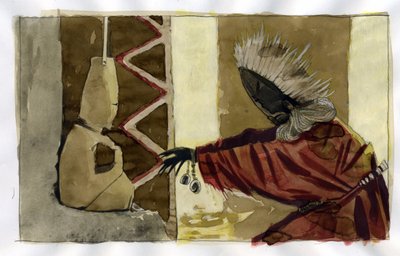 Shamanism: spiritual ceremony centered on the mediation between human beings and the spirits of nature by Alessandro Lonati