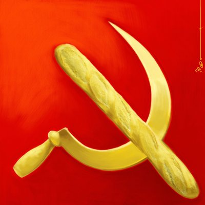 The Sickle and the Wand. Allegory of Communism in France by Alessandro Lonati