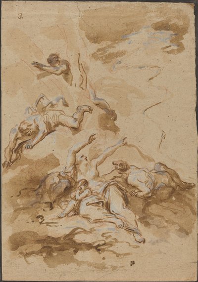 Figures in a Storm by Alessandro Magnasco