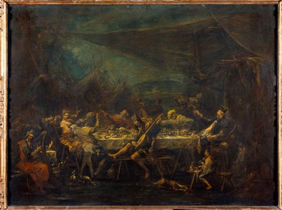 Meal of Bohemians by Alessandro Magnasco