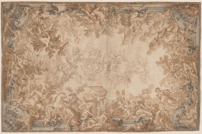 The Triumph of Empire, with the Four Continents by Alessandro Mauro and Francesco de Mura