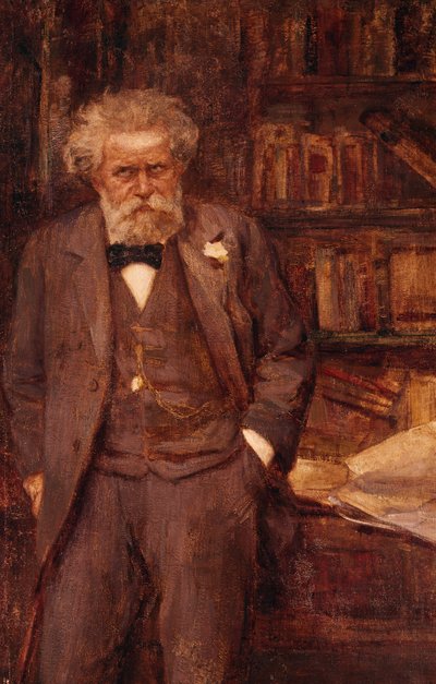 Portrait of the Italian poet Giosue