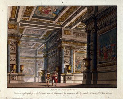 Scenography by Alessandro Sanquirico for 