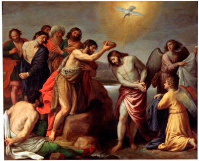 The Baptism of Christ by Alessandro Turchi
