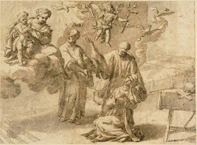 Vision of Saint Catherine of Siena by Alessandro Turchi