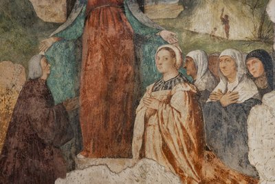 Our Lady of Mercy and Blessed Isnardo da Chiampo (detail) by Alessandro Verla