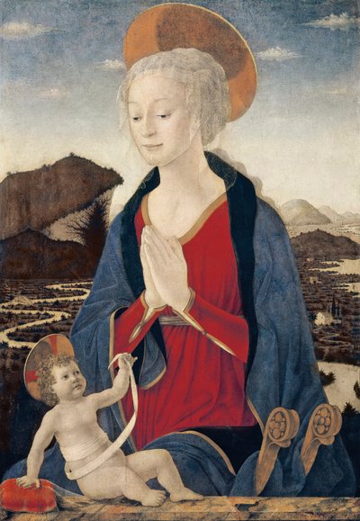 Madonna with Child by Alessio Baldovinetti