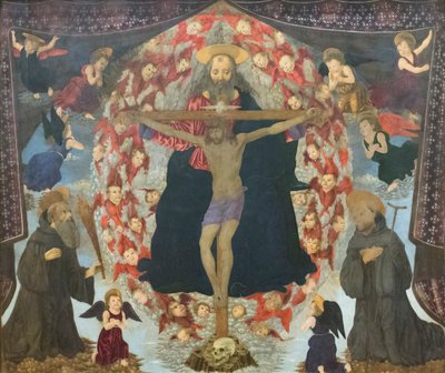 The Trinity of Saint Benedict and Giovanni Gualberto by Alessio Baldovinetti