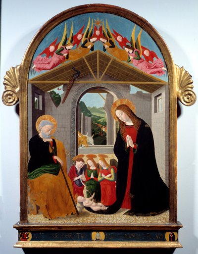 The Nativity by Alesso di  Benozzo