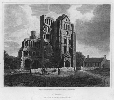 Remains of Kelso Abbey Church by Alexander (after) Nasmyth