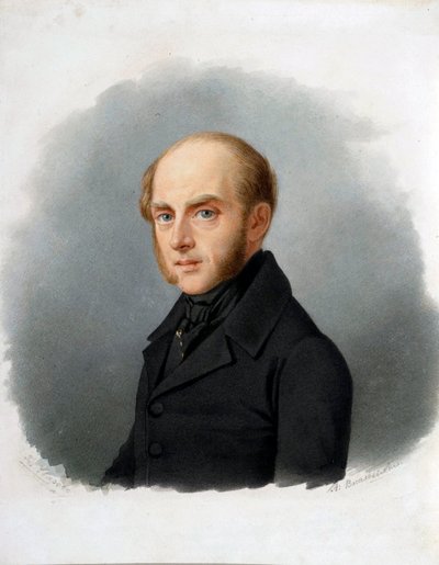 Portrait of Count Sergey Semionovich Uvarov by Alexander Alexeyevich Vasilyevsky