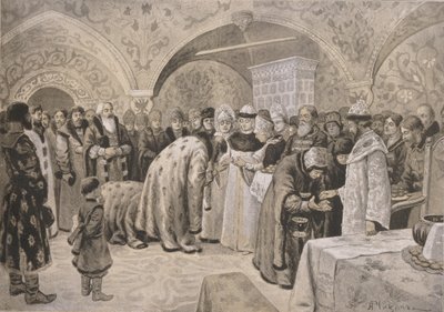 Welcome to the Tsarina after the Easter Matins by Alexander Andreyevich Chikin