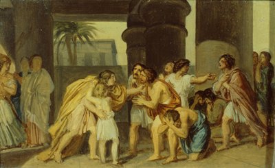 Joseph Reveals Himself to His Brothers by Alexander Andreyevich Ivanov