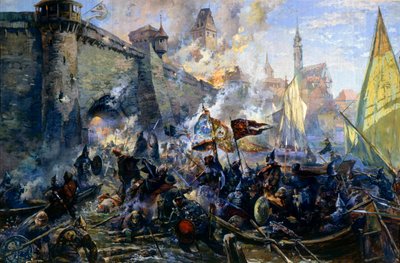 The Russian Army Capturing Narva on May 11, 1558 by Alexander Blinkov