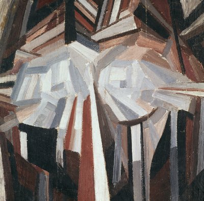 Cubist Head by Alexander Bogomazov