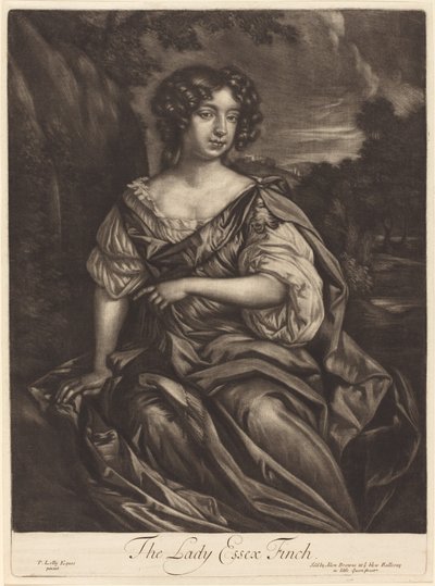 The Lady Essex Finch by Alexander Browne after Sir Peter Lely