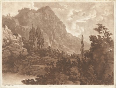 A Second Drawing Done from the Same Blot by Alexander Cozens and William Pether