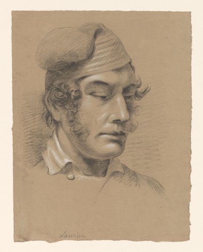 Head of a Man, Facing Right by Alexander Cranendoncq