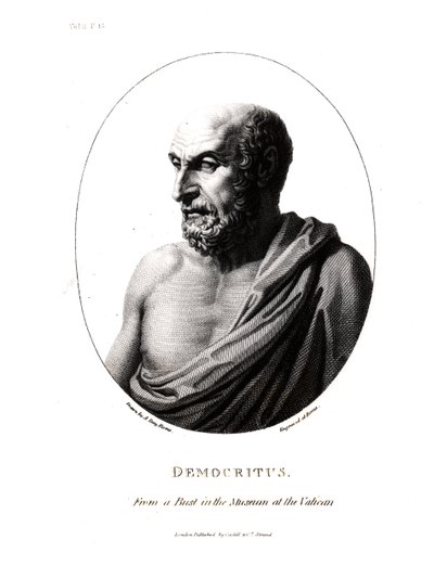 Democritus, engraved from a Bust in the Vatican Museum by Alexander Day