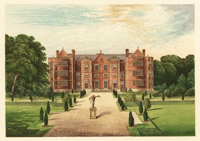 Burton-Agnes Hall, Yorkshire, England. 1880 by Alexander Francis (after) Lydon