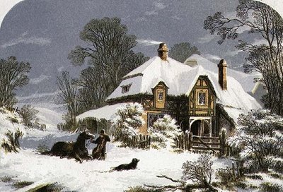 Returning Home through the Snow by Alexander Francis (after) Lydon